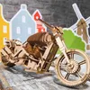 3D-Puzzles 3D-HolzpuzzleMotorrad-DIY-Kit Holzmechanisches Motorradprojekt 3D-Puzzlespielzeug 240314