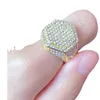 Zairun Freemason Totem Mens Ring Diamond Ring