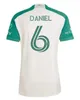 24 25 Austin FC Soccer Jerseys Accueil 2024 MLS Maglia Faez Rigoni Zardes Driussi PEREIRA GALLAGHER Chemises Uniformes de football pour hommes