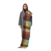 Foulards 2023 Nouvelle écharpe automne et hiver multicolore épais plaid ac hommes femmes même longueur thermique châle55dbhy6a 1K1N5