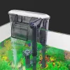 Acessórios filtro de aquário threeinone bomba submersível equipamento plugin cachoeira mini filme deoil bomba aeradora mudo