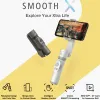 Cabeças Zhiyun Smooth x Selfie Stick Gimbal Palo Phone Phone Stabil para smartphones Xiaomi Huawei iPhone Samsung Handheld Stabilizer