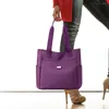 Сумки на плечо Женская большая сумка-тоут Водонепроницаемая нейлоновая универсальная легкая сумка для поездок на работу