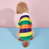 Vêtements pour chiens Tee-shirt Chat Chiot Tenues pour animaux de compagnie Petits vêtements Été Yorkie Poméranie Shih Tzu Caniche maltais Bichon Schnauzer Vêtements