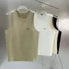 夏の男性TシャツベストデザイナータンクトップウェンズファッションレタープリントコットンベストラウンドネックノースリーブTシャツカップルスポーツスウェットシャツ5色