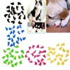 Dog Apparel 100pcs Pet Nail Caps Lovely Claw Control Protector For Cat And Size S (Assorted Color)