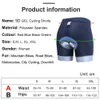 Boler mulher shorts de ciclismo 5d gel almofada respirável bicicleta underpant à prova de choque ciclismo roupa interior mtb estrada equitação shorts 240313