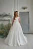 Princesa Branco Marfim Flor Menina Vestidos Sheer Jewel Neck Lace Appliqued Pérolas Frisadas Meninas Pageant Vestidos Com Botão Coberto Voltar Crianças Aniversário Desgaste BC18371