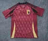 Совершенно новые футбольные майки 24 25 Home Away BELGIUM DE BRUYNE R.LUKAKU E.HAZARD 2023 2024 Мужская рубашка MERTENS BATSHUAYI TIELEMANS T.HAZARD Версия для фанатов для взрослых 666