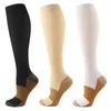 Herrensocken, 3 Paar, für Damen und Herren, kniehohe Strümpfe, Durchblutungsförderung, Schlankheitskompression, Anti-Müdigkeit, bequem, lang