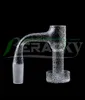 Beracky sablé pleine soudure fumer Terp Slurper Quartz Banger 20mmOD entièrement soudé sans soudure bord biseauté Slurpers ongles pour Glas9562698