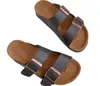 Pantoufles New Boston Sabots Pantoufles Sandales Designer Été Cork Diapositives Plates Cuir Favorite Beach Clog Big Head Arizona Mayari Sandal Fashion Taille 34-45