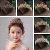 Hair Accessories Jewelry Flower Leaf Comb Bridal Hairpin Princess Crystal Tiaras Rhinestone Hoop