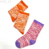 Kids Socks 6 pairs of striped cotton socks for kids - Girls Breathable cotton socks for kids (1-14 years) YQ240314