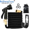 Reels BoShengTong Garden Hose Water Pipe Expandable Watering Hose High Pressure Car Wash Expandable Garden Magic Hose Pipe 25~50FT