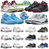 Kostenloser Versand 3 3s mit Box Basketballschuhe Houston Oilers Chinese New Year Lucky Green Ivory Vintage Floral Palomino Herren Trainer Frauen Turnschuhe Sport