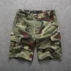 Szorty towarowe dla mężczyzn Summer Casual Shorts Mens Mand Mand Krótkie Spodnie Multi-Pieszeńskie Polejek ładunkowe Man 240312