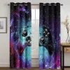 Curtains 2023 Creative Gamer Curtains for Boys Bedroom Gaming Room Decor Window Curtains Playing Video Game Window Drapes 2panels