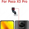 三脚Xiaomi Mi Poco X3 Pro Selfie Frontal Backside Rear Facing Camera Module Flex Repair Spear Parts