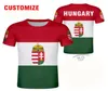 Macaristan T Shirt DIY Özel Yapım İsim Numarası Hun T Shirt Nation Flag Hu Macar Ülke Kolej Baskı P O S Giyim 2206143755046