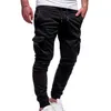 Jeans da uomo Pantaloni da uomo alla moda Pantaloni sportivi multitasche larghi a figura intera Cargo Slim