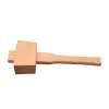 Hammer 250mm Beech Solid Carpenter Wood Hammer Wooden Mallet Handle Carpenter Woodworking Tool Easy to Use for Install Objects