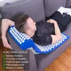 Acupressure Mat Sensi Massagekudde Set Applicator för Neck Foot Yoga med Needle Back Cushion 240307