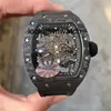 Hommes montre RM décontracté RM luxe affaires en Fiber de carbone creux hommes automatique mécanique atmosphère sport mode personnalité