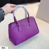 Stilista da uomo Valigetta in pelle di alta qualità Borsa da donna Tote 28 cm Triangolo classico Logo Borsa a tracolla Borsa da lavoro Borsa da lavoro