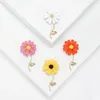 Broscher solros brosch för kvinnor emaljväska kläder lapel stift daisy blommor märke unisex bröllop bankett dagliga smycken vänner gåva