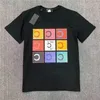 メンズティーTシャツファッション有名なデザイナープリントレターパターンカジュアルヒップホップ愛好家半袖トップサマードレス