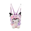 Tie Dye Bright Color Series Kulomi Melody Figure Backpack Plush