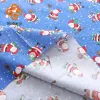 Fabric 50X50cm/pcs Bundle Christmas Sewing Materials Santa Claus Print Cotton Twill Fabrics Patchwork DIY Cloth Xmas Decoration TJ1146