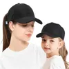 Ball Caps Parent Kids Baseball Cap Math Baby Baby Sun Регулируемая высокая грязная булочка ponycap Quick Drying Sports Hats