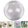 Tanks Decorations Clear Acrylic Planter Pot Wallhanging Fish Bowl Decorative Vase Mount