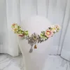 Woodland Fairycore Crystal Hair Tiara Эльфийская повязка для волос Эльфийская корона для волос для женщин 240307