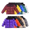 Enfants Enfants Down Coat NF Designer 2024 Veste d'hiver Garçons Filles En plein air à capuche Parka chaude Noir Puffer Vestes Lettre Imprimer Vêtements d'extérieur Coupe-vent