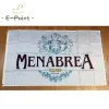 Accessoires drapeau de bière Menabrea, taille 3 pieds x 5 pieds (90x150cm), décorations de noël pour bannière de maison, décor intérieur et extérieur BER93