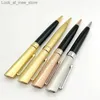 Fountain Pens Fountain Pens Luxury A-n-r Ballpoint Pen ic All Silver Exquisite Carving Pattern Office School Supplies Q240314