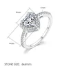 14K White Gold Ring For Women Hot Sale Cubic Zirconia Gift Fashion Jewelry