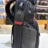 Designer tumiis backpack exclusivo bordado de peito bordado alto masculto laptop de moda especial 232793 Iniciais Tumeei Balísticas de qualidade de qualidade nylon 8m9r