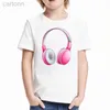 T-shirty Dziecięce Tshirt dziewczyna śmieszna koszulka dla dziewcząt ubrania dziecięce ubrania notatka notatka dzieci letnie topy chłopcy grafiki t koszule ldd240314