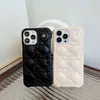 PD051 - PD053 Luxury Classic Fashion Phone Case для iPhone 15 14 плюс 13 PROMAX 12 11 Pro Max X XR XS Max Rhombus Diamond Texture Teph