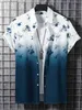 Men's T-Shirts Hawaiian Shirt Summer Oversized T-Shirts Floral Pattern Shirt For Men/Women Beach Shirts Short Slve Shirt T Strtwear Top Y240314