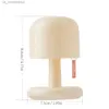 Table Lamps 1pc Mini Desktop LED Sunset Night Light Creative USB Charging Mushroom Table Lamp Coffee Bar Home Decoration Hotel Bedroom Living Room Decoration N