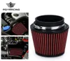 PQY Universal Car Air Filter Modification High Flow Inlet Car Cold Air Intake Air Filter Cleaner Pipe Modified Scooter 4quot 14518737