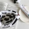 Andra leksaker Cow Pattern Plush Coin Purses Mini Coin Wallet Storage Bag Card Holder Credit Wallet Pocket Women Girls Female Coin Purse ZIPL2403