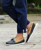 Men MOCASSINS Fashion Dockside Classic Leather Boat Shoes Brand Design Driving Casual Sneakers Flats Loafers ST510 240312