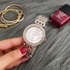 Montres-bracelets Contena Femmes Montres Mode Strass Dames Montre Top Silver Femmes Full Steel Clock