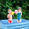 Baignoires de la piscine gonflable baignade bébé adulte enfants maison extérieur grand carré carré carré gonflable piscine